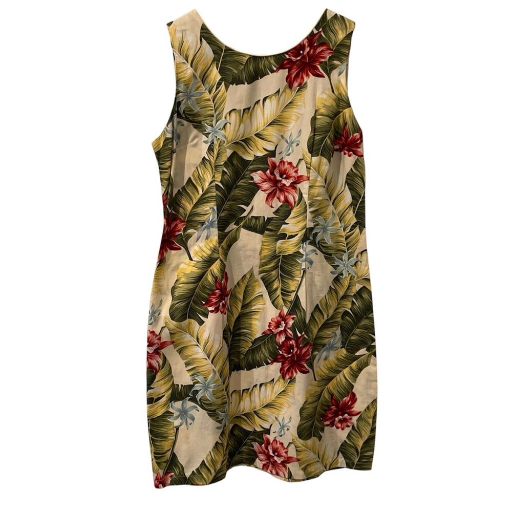 Vintage Kilani Hawaiian Dress Size 10 Shift Tropical Beach Made in Hawaii